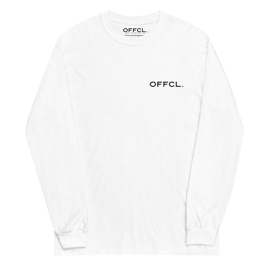 OFFCL. Long Sleeve White Pocket Tee