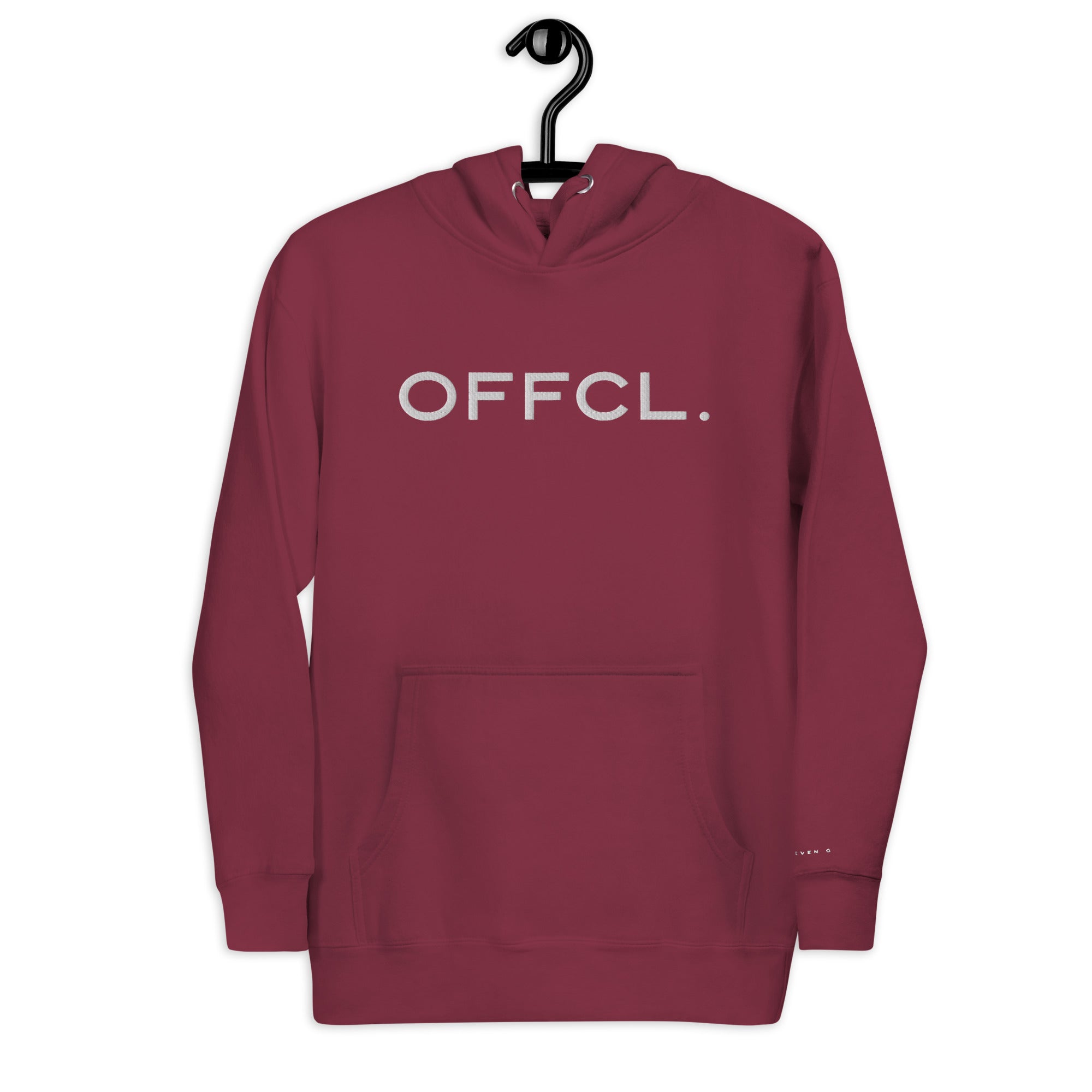 Off white outlet maroon crewneck